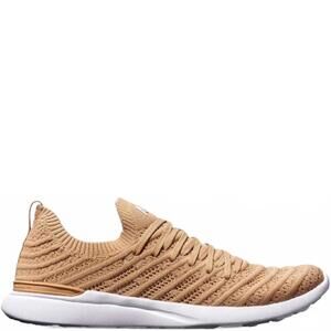 NEW APL women's techloom wave athletic sneakers in tan/white